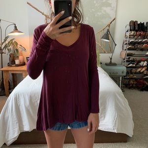 M Plum Long-sleeve Shirt